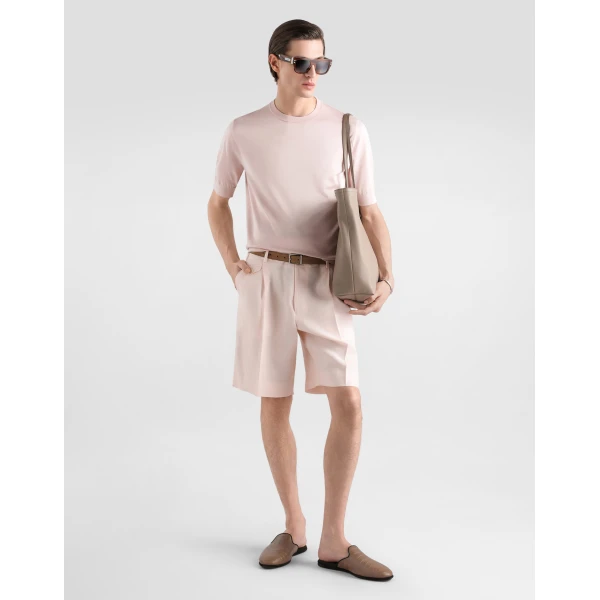 Linen bermuda shorts - Image 2