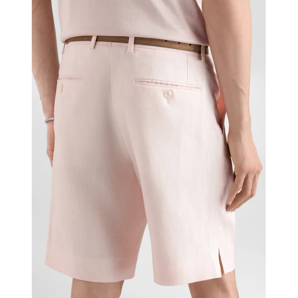 Linen bermuda shorts - Image 5