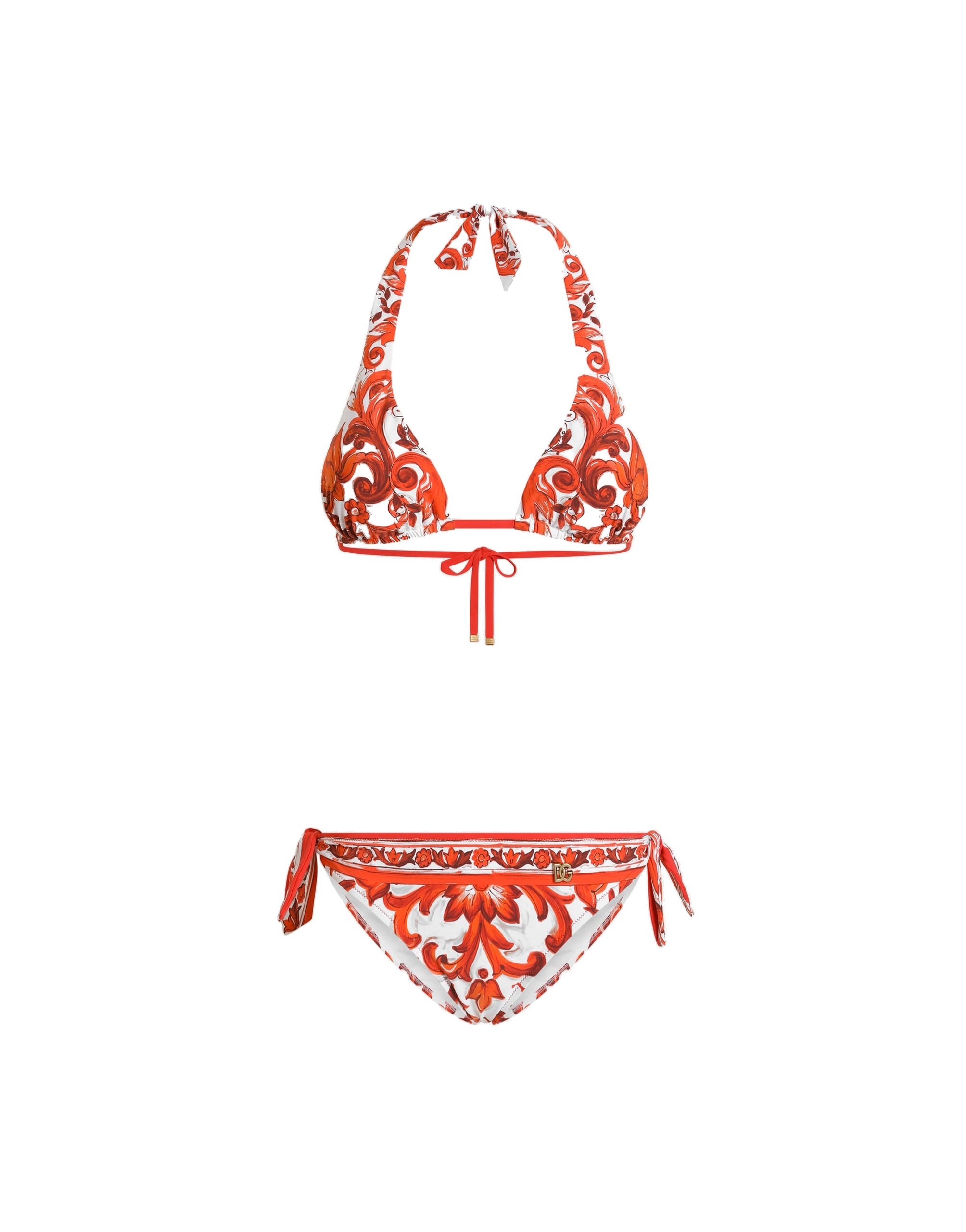 Dolce & Gabbana Majolica-print bikini | Beachwear | Coveti Dolce & Gabbana Majolica-print bikini