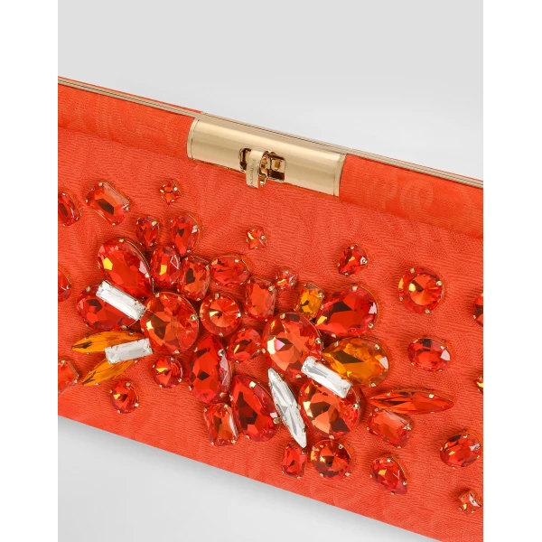 Marlene shoulder bag in embroidered brocade - Image 5