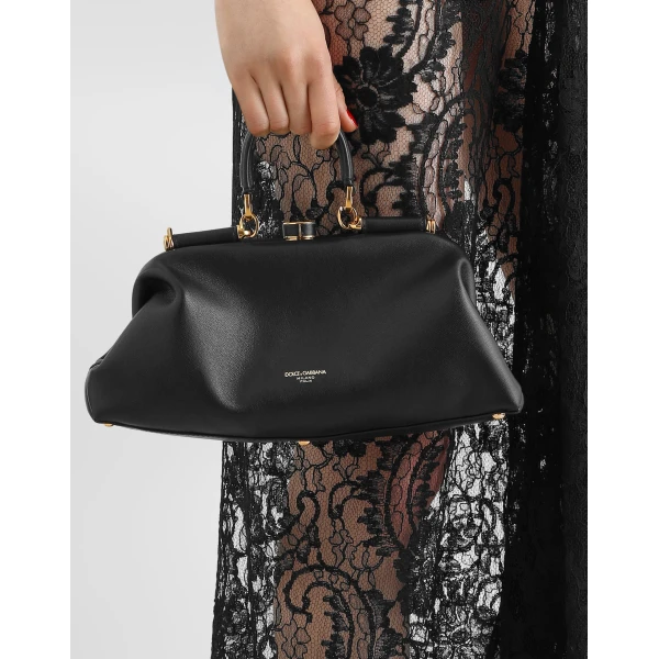 Medium Grandma handbag in plongé nappa leather - Image 3