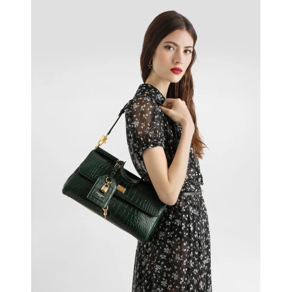 Medium My Sicily alligator handbag - Image 2