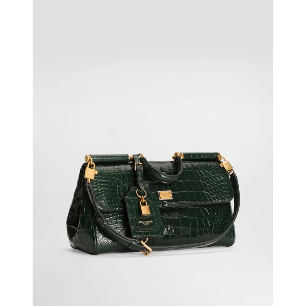 Medium My Sicily alligator handbag - Image 4