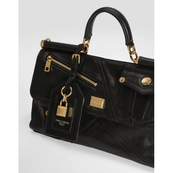 Medium My Sicily handbag in calfskin - Image 4