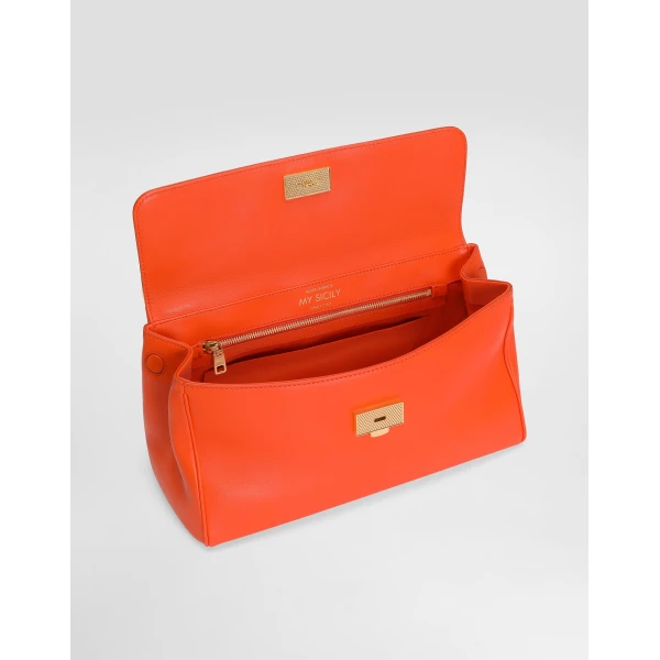 Medium My Sicily handbag in calfskin - Image 6