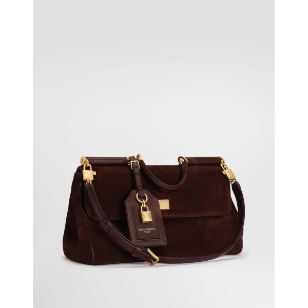 Medium My Sicily handbag in split calfskin - Image 2
