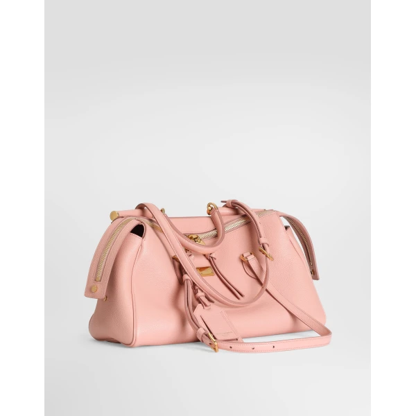 Medium Vittoria handbag in calfskin - Image 4