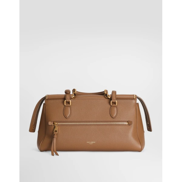 Medium Vittoria handbag in calfskin - Image 5