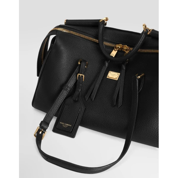 Medium Vittoria handbag in calfskin - Image 6