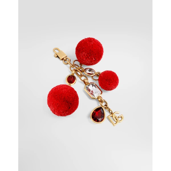 Metal keychain with charms - Image 2