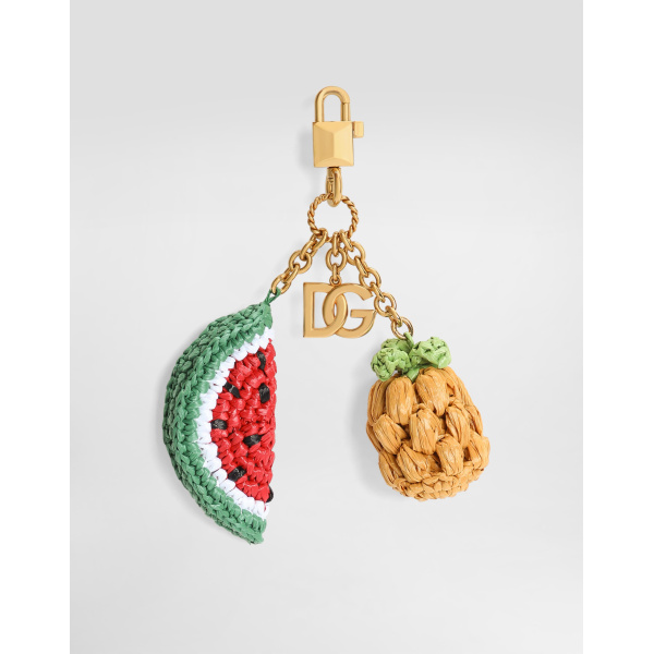 Dolce & Gabbana Metal keychain with charms