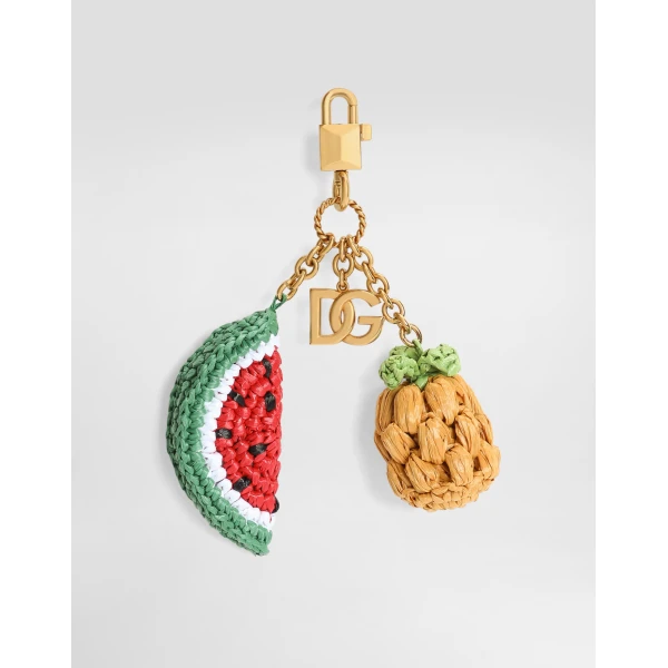 Dolce & Gabbana Metal keychain with charms