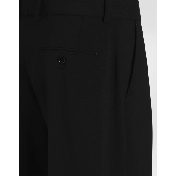 Micro-ribbed trousers - Image 4