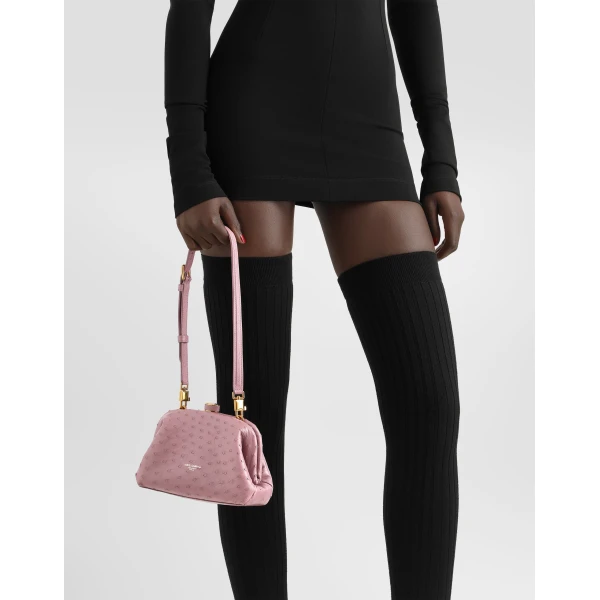 Mini Grandma ostrich leather handbag - Image 3