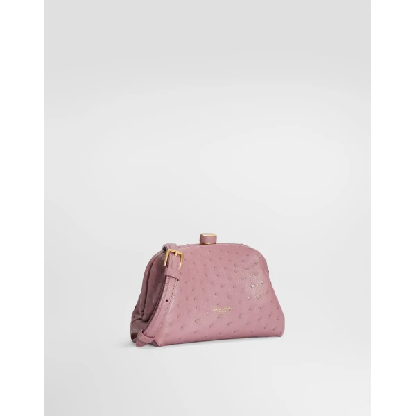 Mini Grandma ostrich leather handbag - Image 4