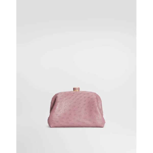 Mini Grandma ostrich leather handbag - Image 5