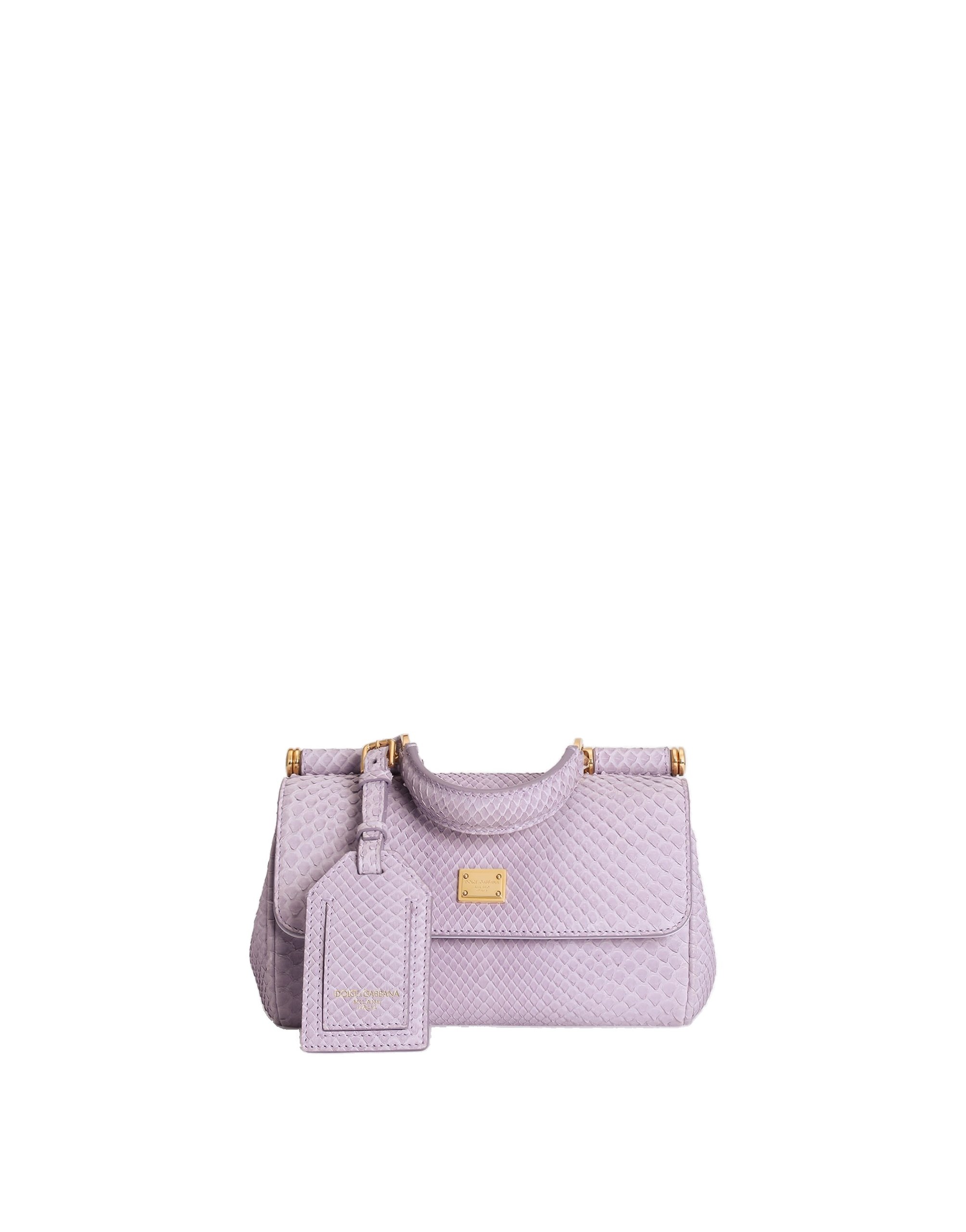 Dolce & Gabbana Mini My Sicily handbag in python in Lilac | Buy Bags at Coveti Dolce & Gabbana Mini My Sicily handbag in python