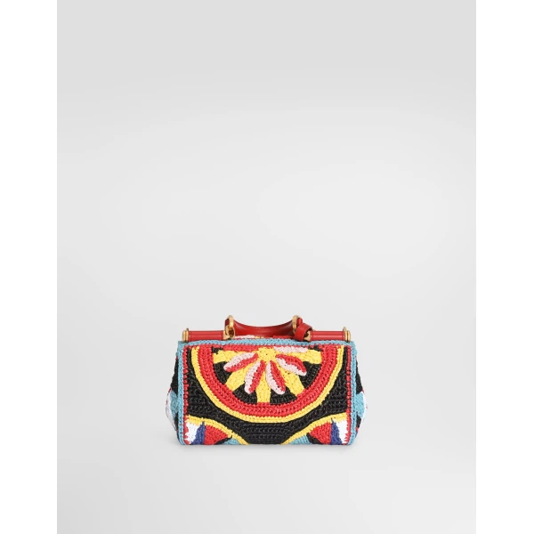 Mini My Sicily handbag in raffia - Image 5