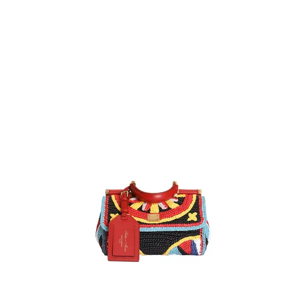 Dolce & Gabbana Mini My Sicily handbag in raffia