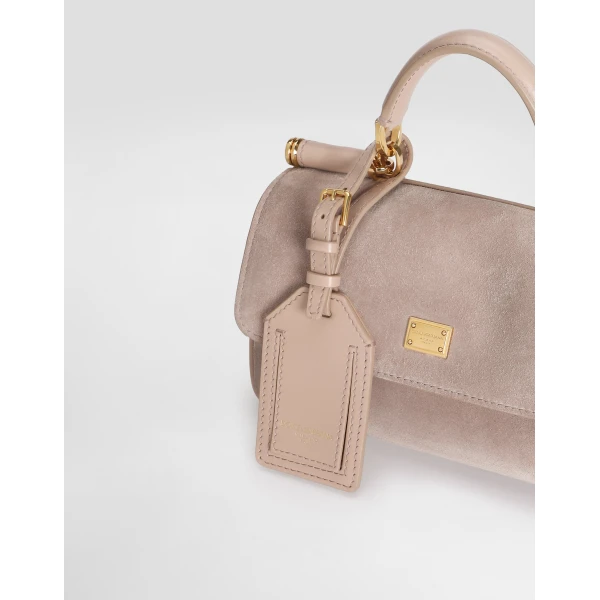 Mini My Sicily handbag in split leather - Image 4