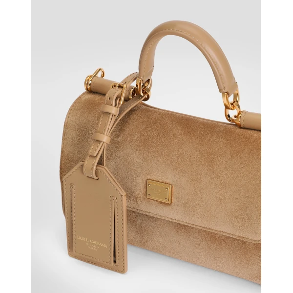Mini My Sicily handbag in split leather - Image 4