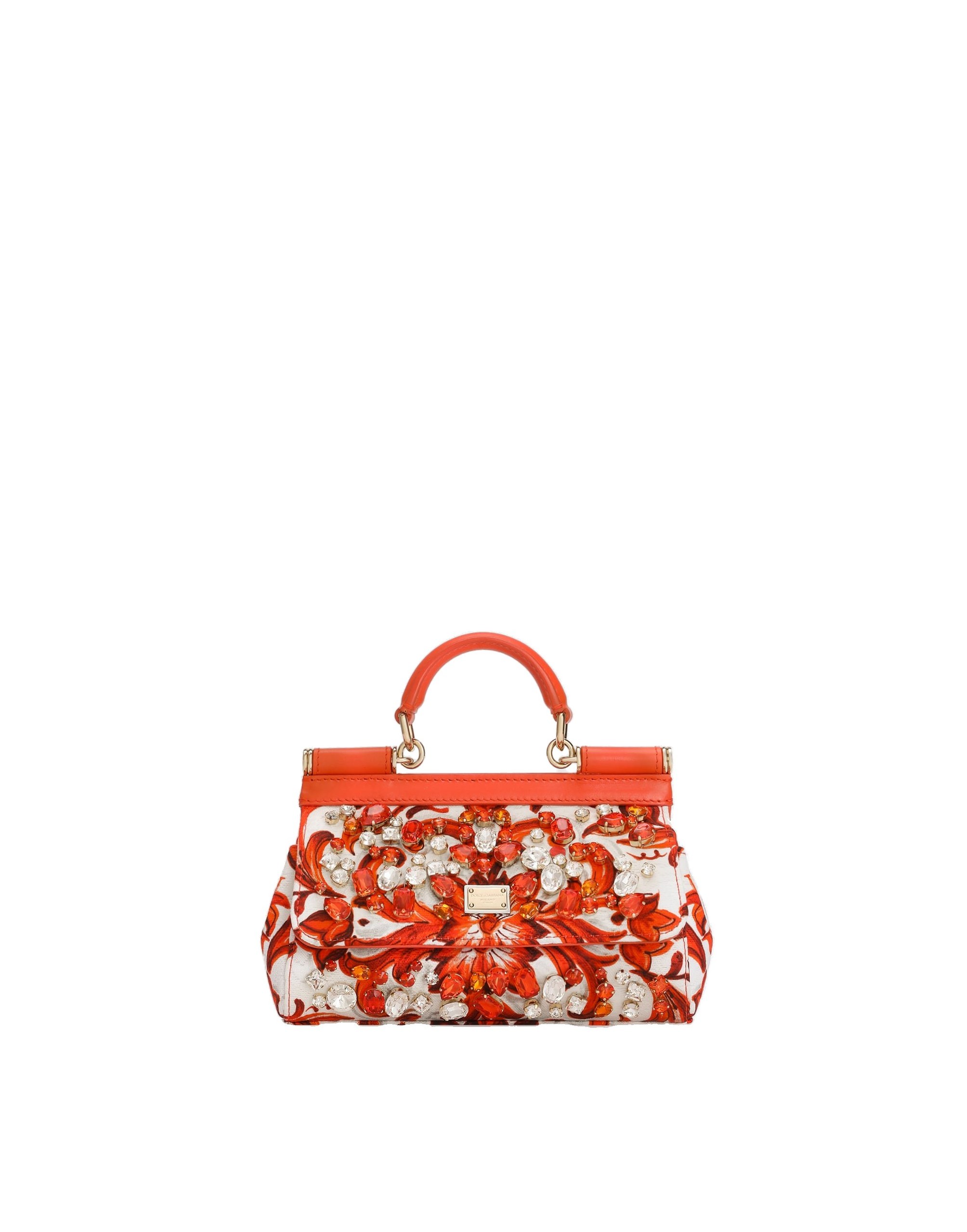 Dolce & Gabbana Mini Sicily handbag with bezels in Multicolour | Buy Bags at Coveti Dolce & Gabbana Mini Sicily handbag with bezels