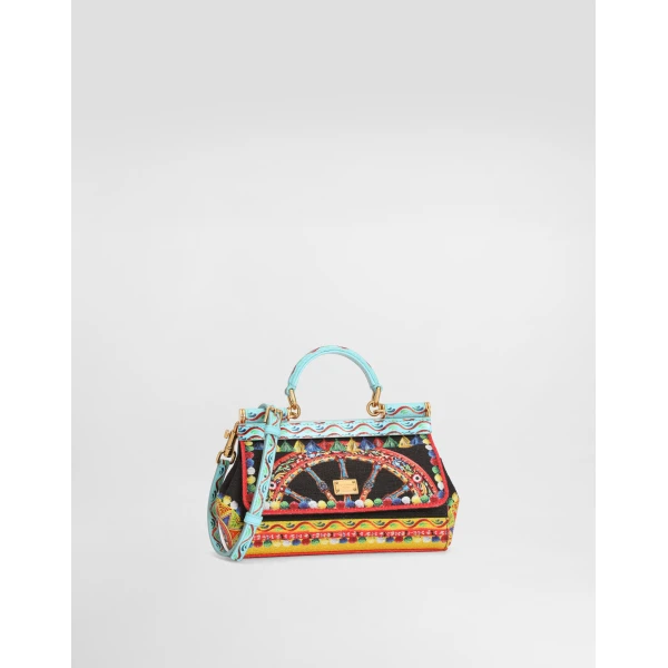 Mini carretto-print Sicily handbag - Image 4