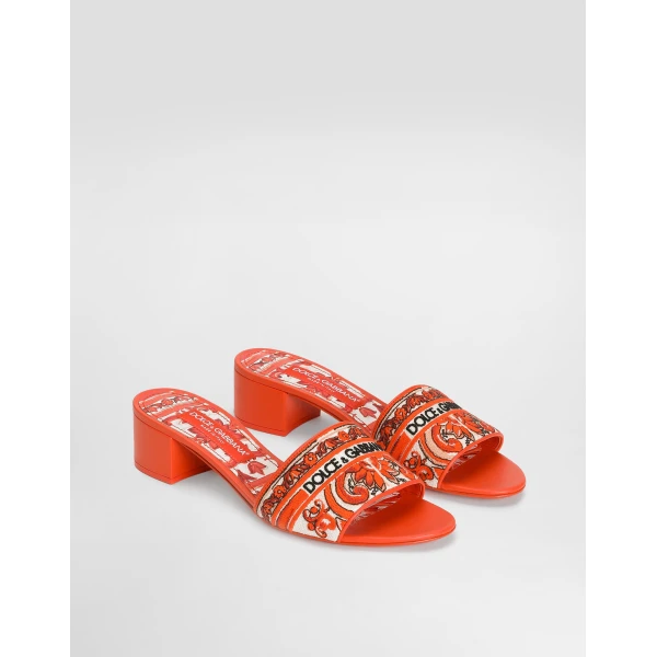 Mules with majolica embroidery - Image 2