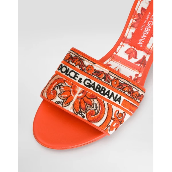 Mules with majolica embroidery - Image 4