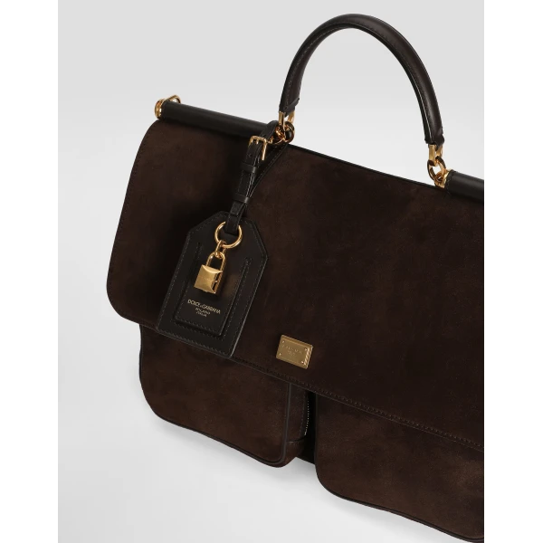 My Sicily handbag in split calfskin - Image 6