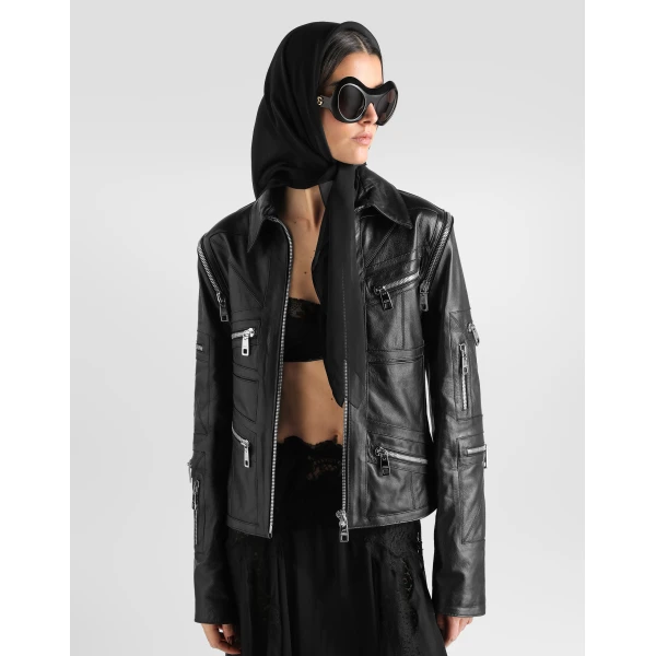 Nappa leather jacket - Image 4