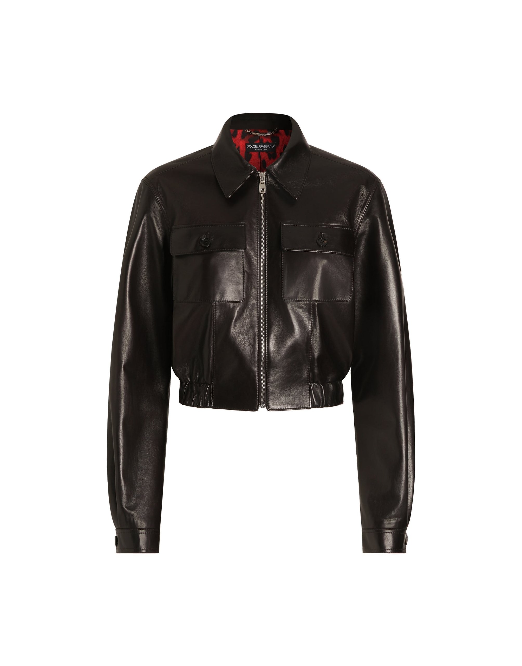 Dolce & Gabbana Nappa leather jacket | Jackets | Coveti Dolce & Gabbana Nappa leather jacket