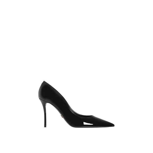 Patent leather pumps