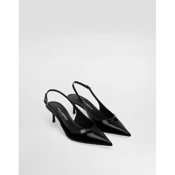 Patent leather slingback - Image 2
