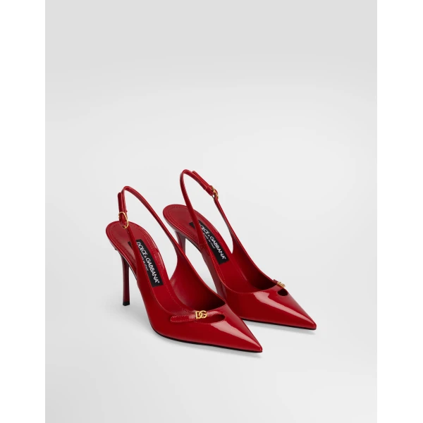 Patent leather slingback - Image 2
