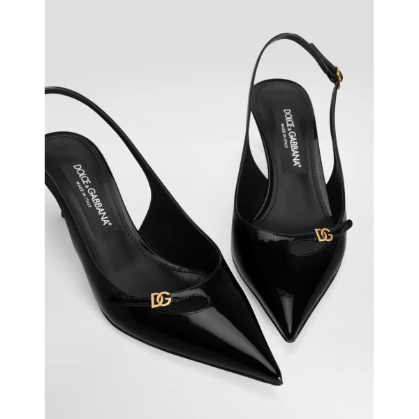Patent leather slingback - Image 4