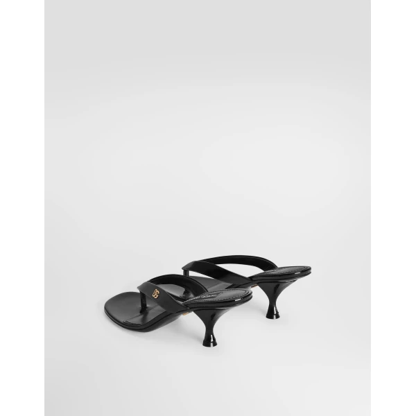 Patent leather thong sandal - Image 3
