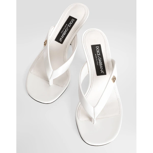 Patent leather thong sandal - Image 4