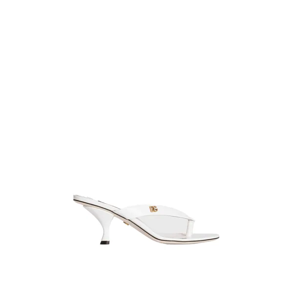 Dolce & Gabbana Patent leather thong sandal
