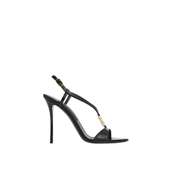 Patent sandals