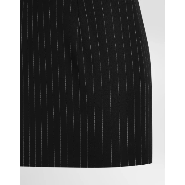 Pinstripe wool dress - Image 4