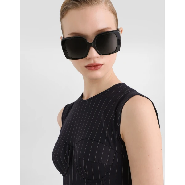 Pinstripe wool sheath dress - Image 4