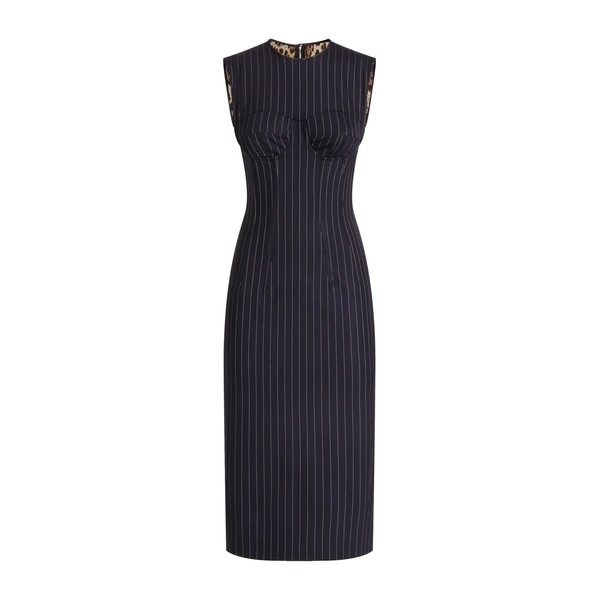 Dolce & Gabbana Pinstripe wool sheath dress