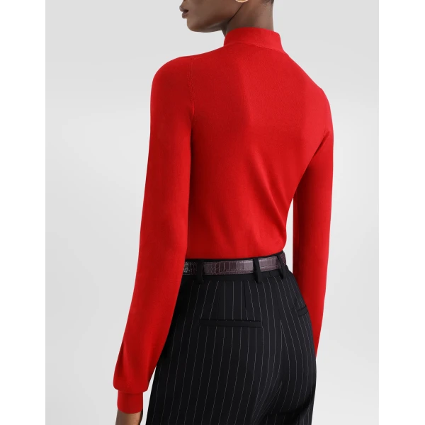 Pinstripe wool trousers - Image 5