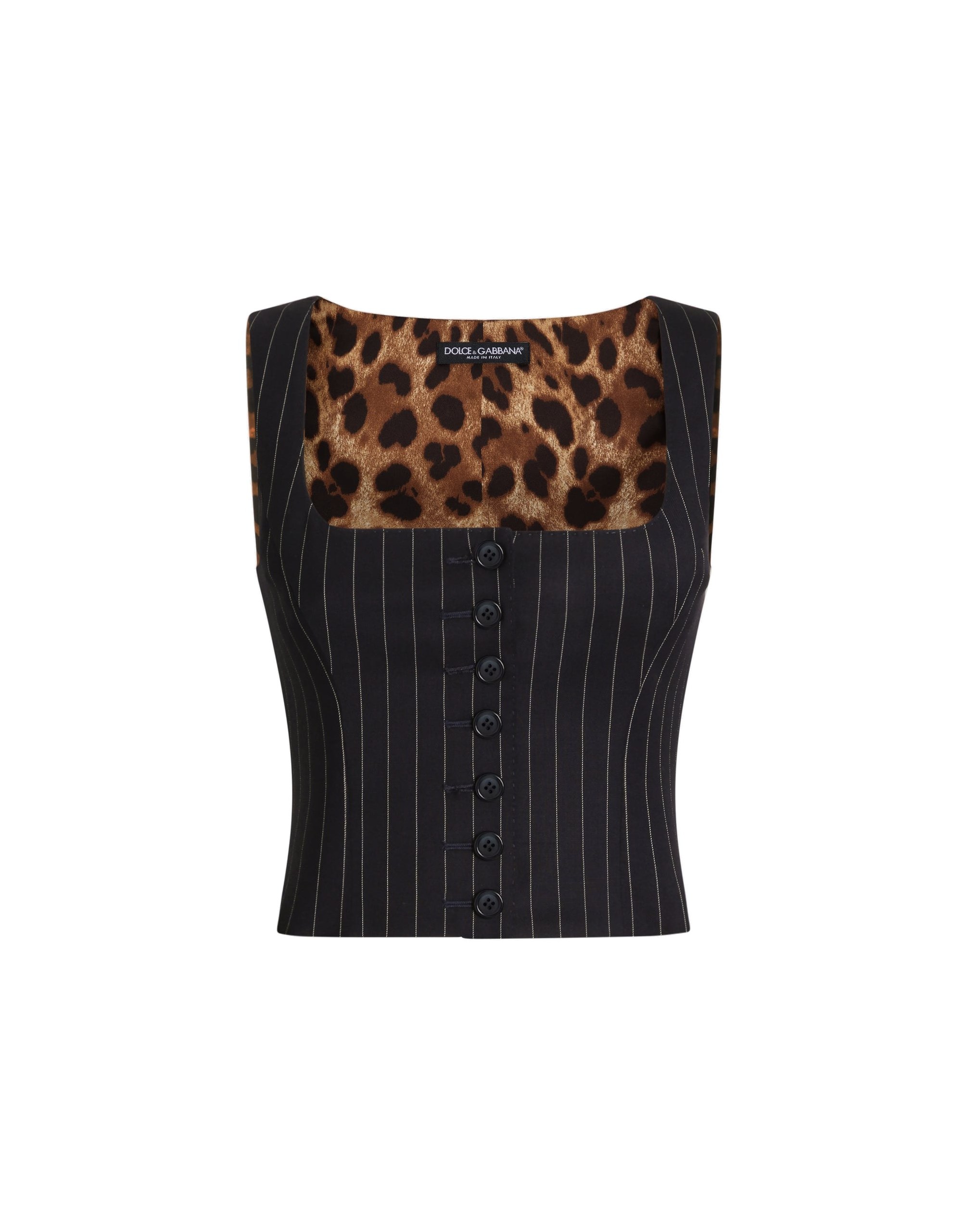 Dolce & Gabbana Pinstripe wool vest | Tops | Coveti Dolce & Gabbana Pinstripe wool vest