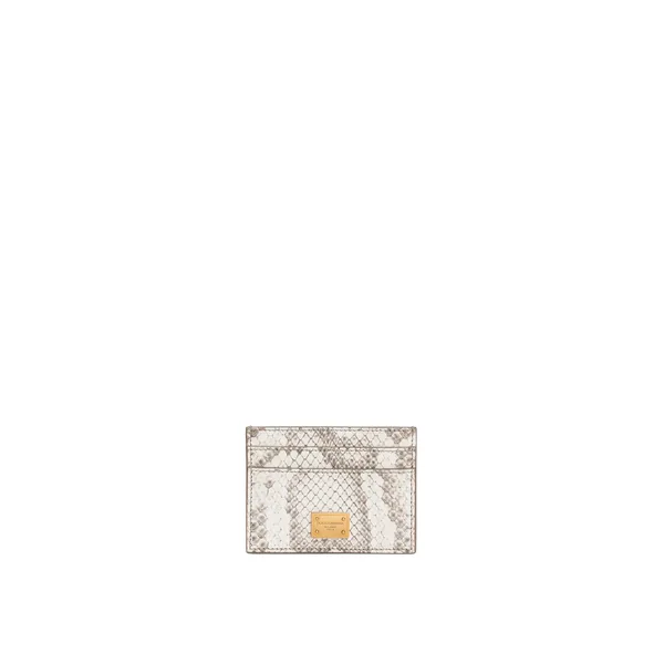 Dolce & Gabbana Python card holder
