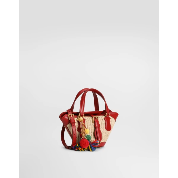 Raffia coffa Capri bag - Image 4