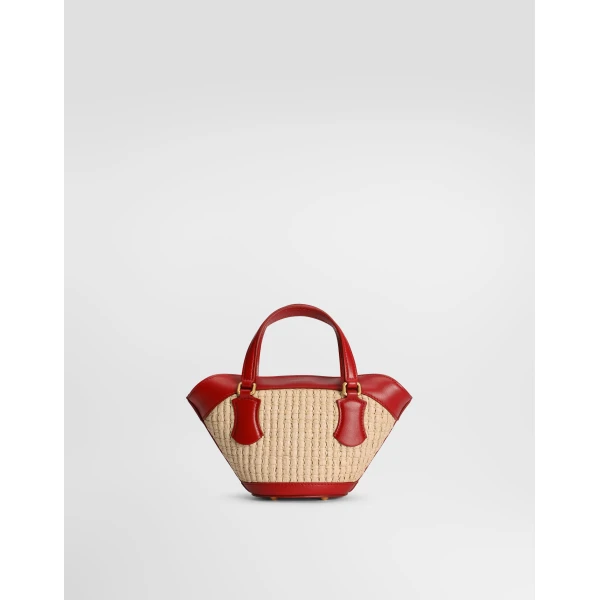 Raffia coffa Capri bag - Image 5