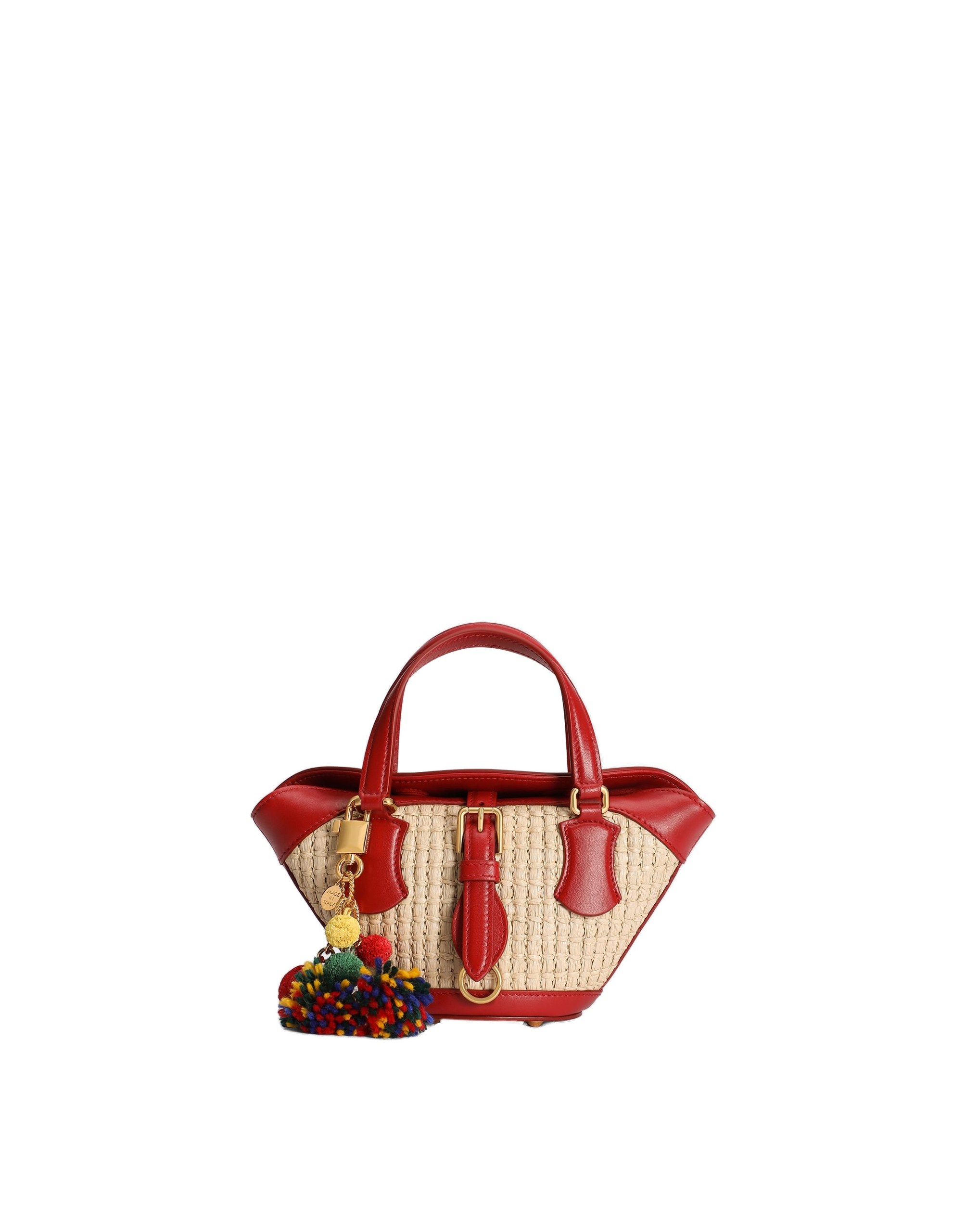 Dolce & Gabbana Raffia coffa Capri bag in Multicolour | Buy Bags at Coveti Dolce & Gabbana Raffia coffa Capri bag
