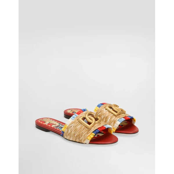 Raffia flat slides - Image 2